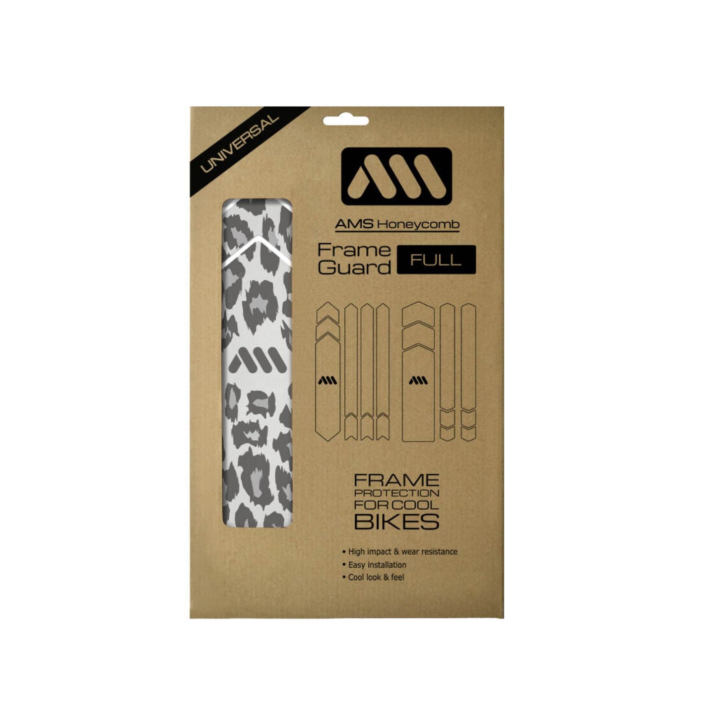 ALL MOUNTAIN STYLES CHEETAH-GREY FULL