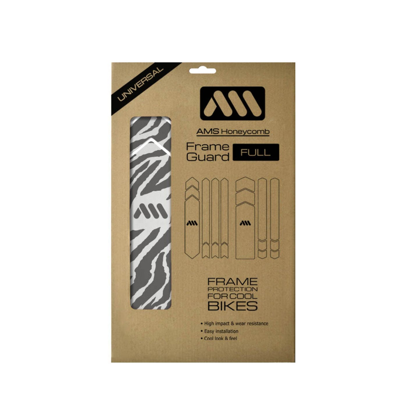 ALL MOUNTAIN STYLES ZEBRA-GREY FULL