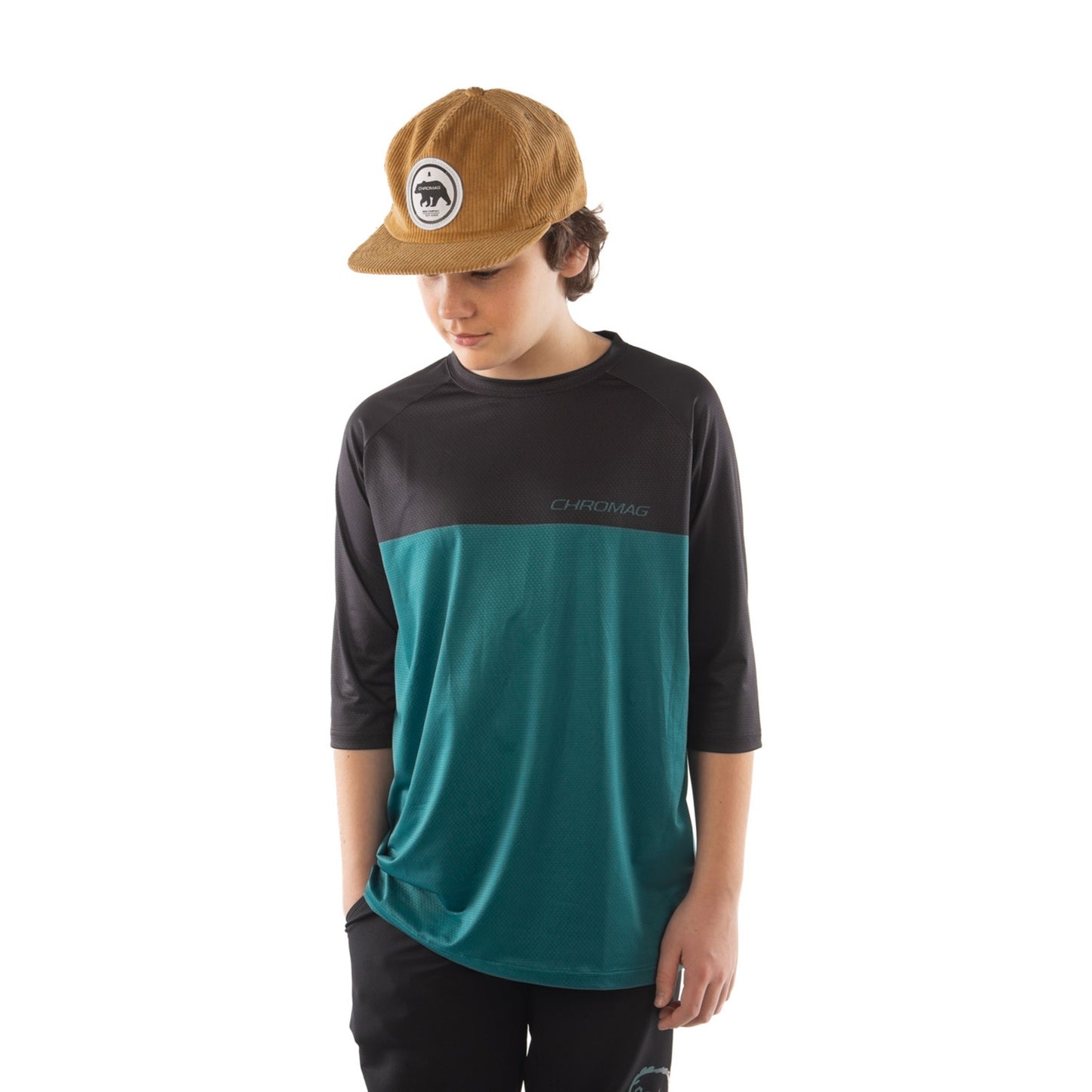 CHROMAG APPAREL DIRECT-BLACK-TEAL L(10)