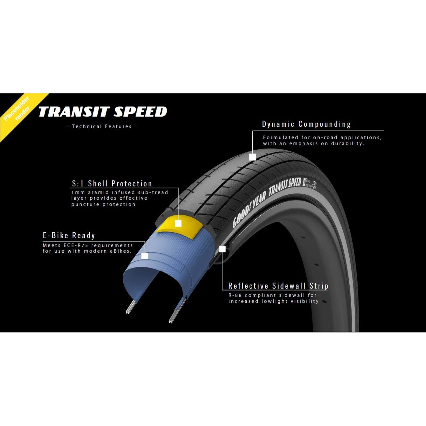 GOODYEAR Tire Eagle Sport Tube Type