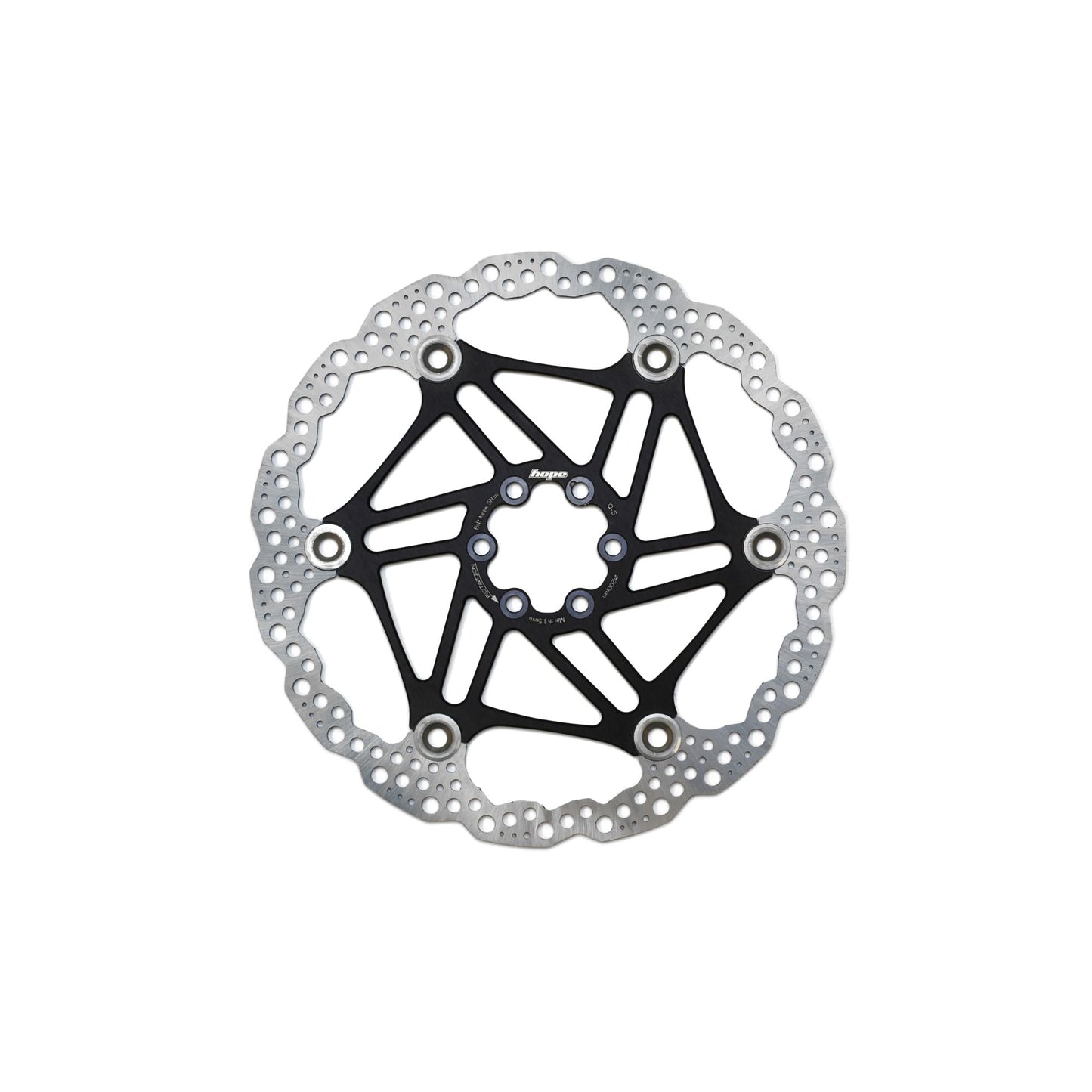 HOPE PART BRAKE DISC 200MM 6 BOLT FLOAT BLACK