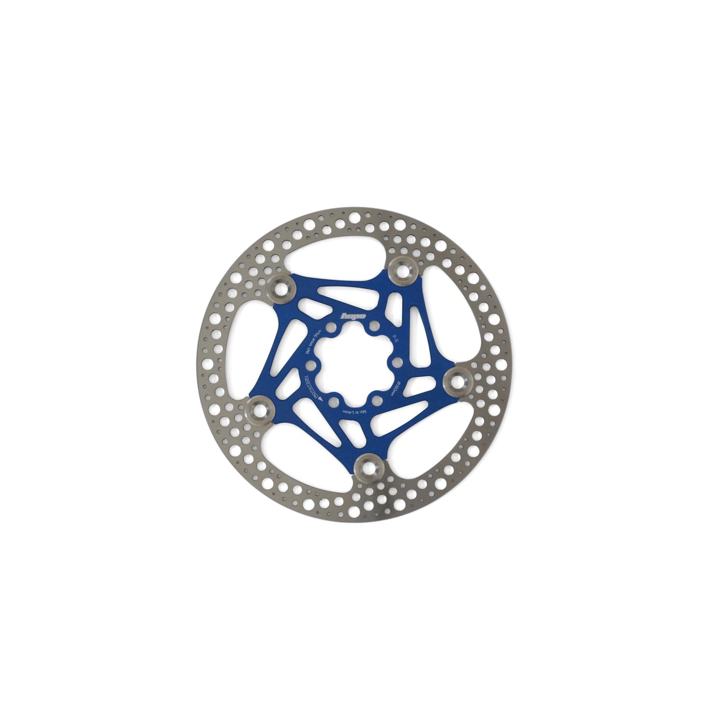 HOPE PART BRAKE DISC ROAD 160MM 6 BOLT FLOAT BLUE