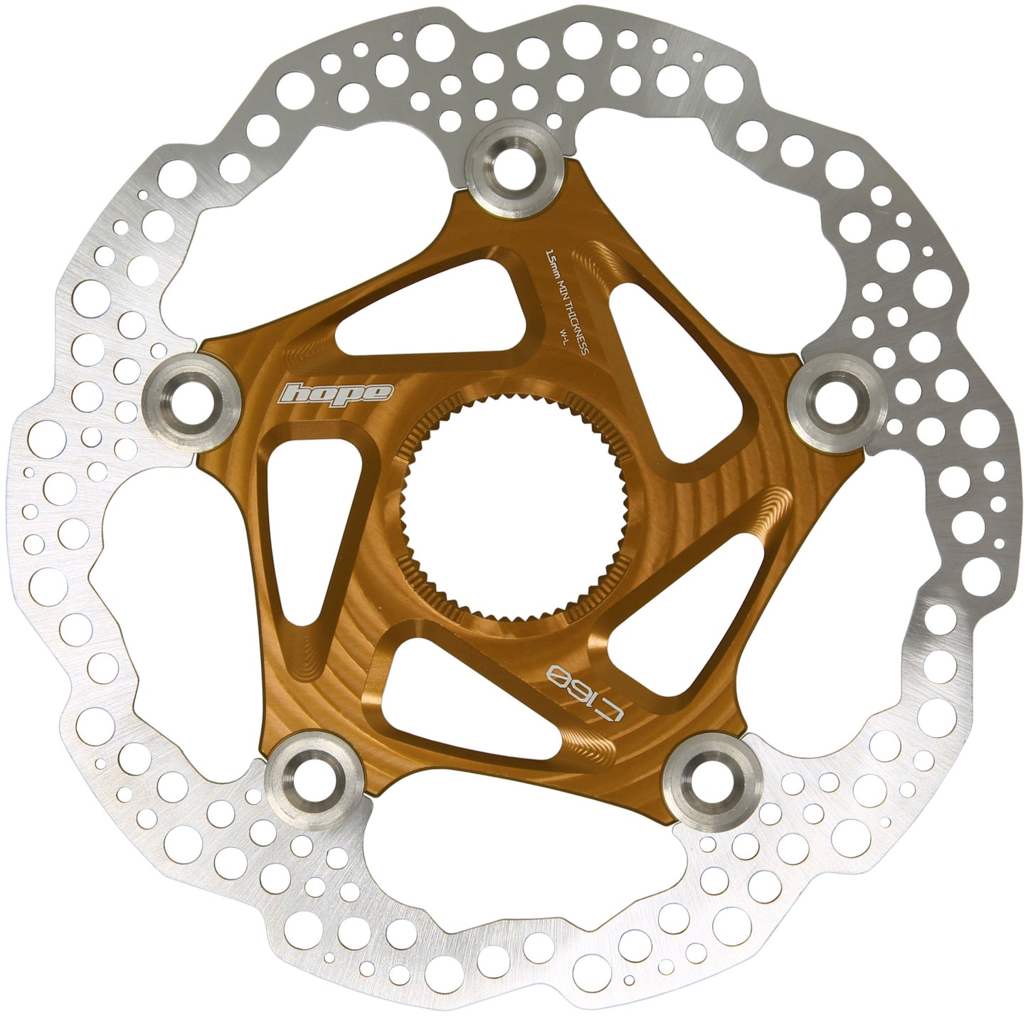 HOPE PART HOPE MTB CENTRE LOCK DISC - 160MM - BRONZE
