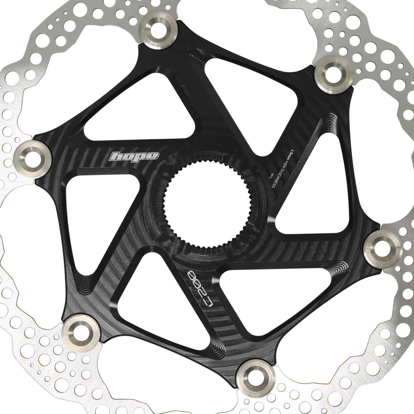 HOPE PART FREIN VTT CENTER LOCK DISQUE 200MM NOIR