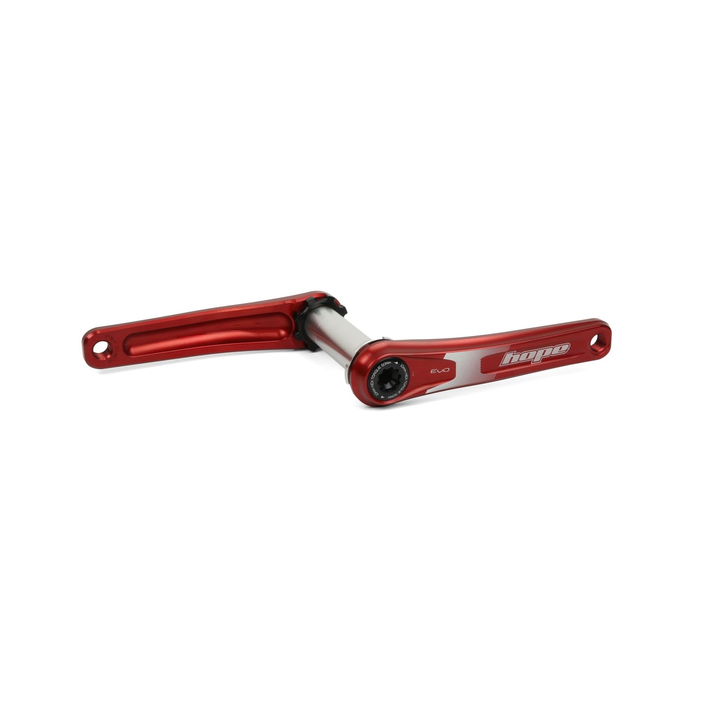 HOPE CRANKSET EVO NO SPIDER 68/73MM 165MM RED