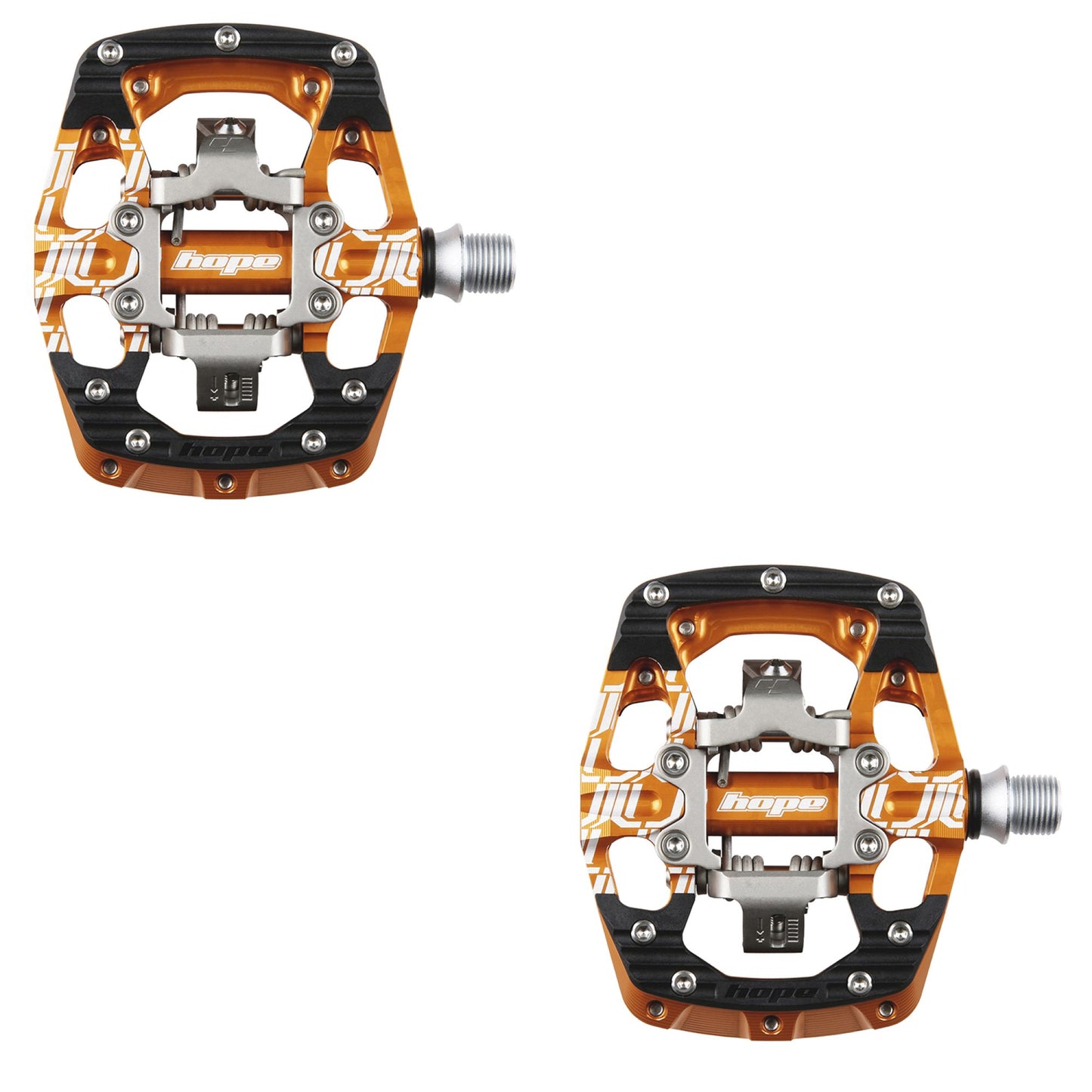 HOPE PEDAL CLIP UNION GRAVITY ORANGE