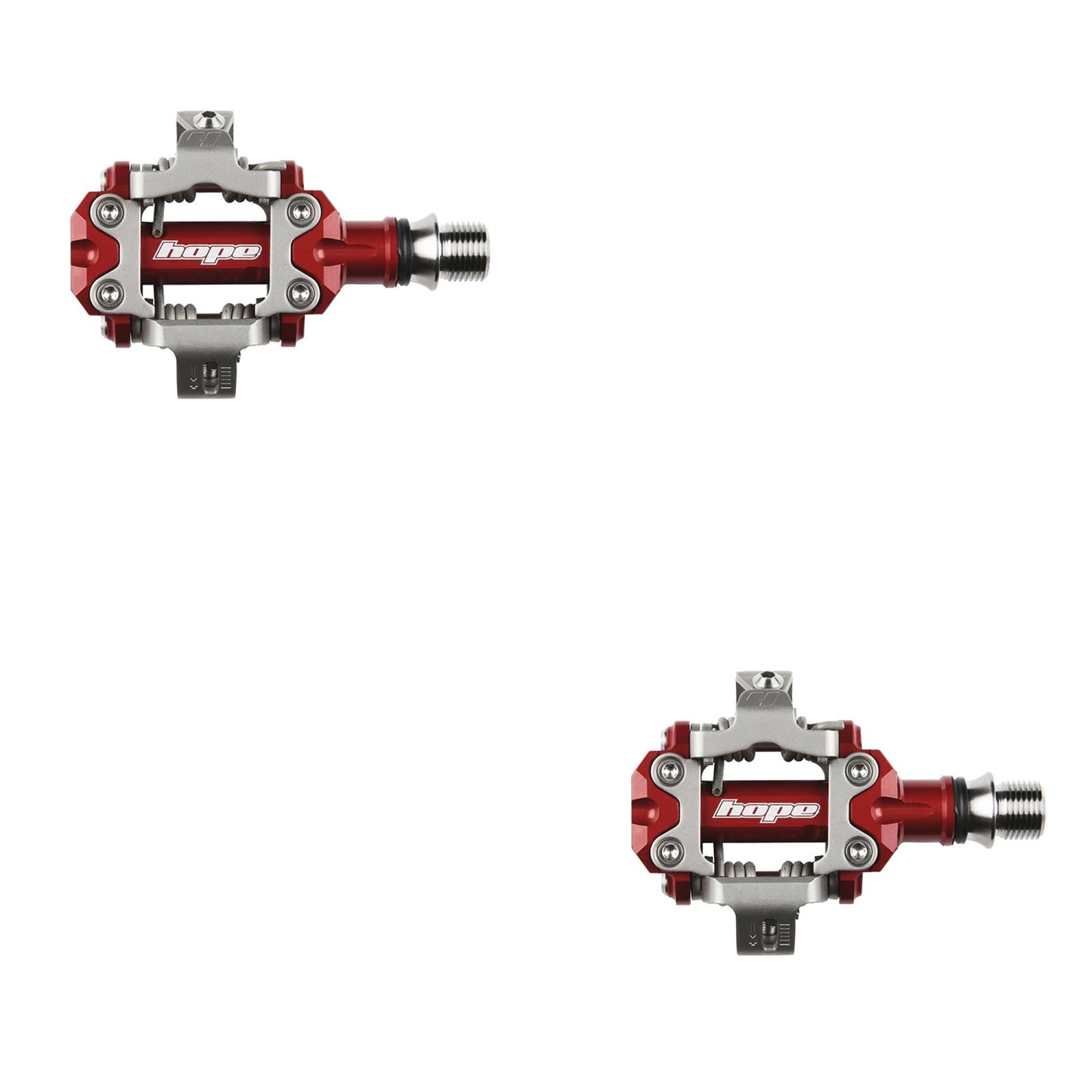HOPE PEDAL CLIP UNION RACE RED