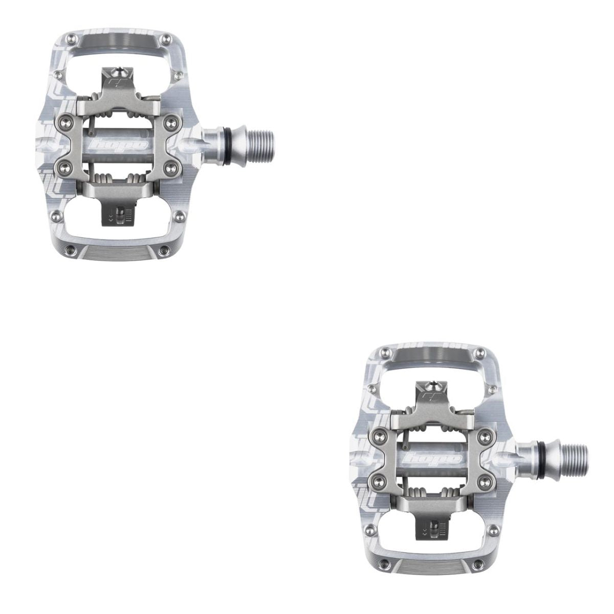 HOPE PEDAL CLIP UNION TRAIL SILVER