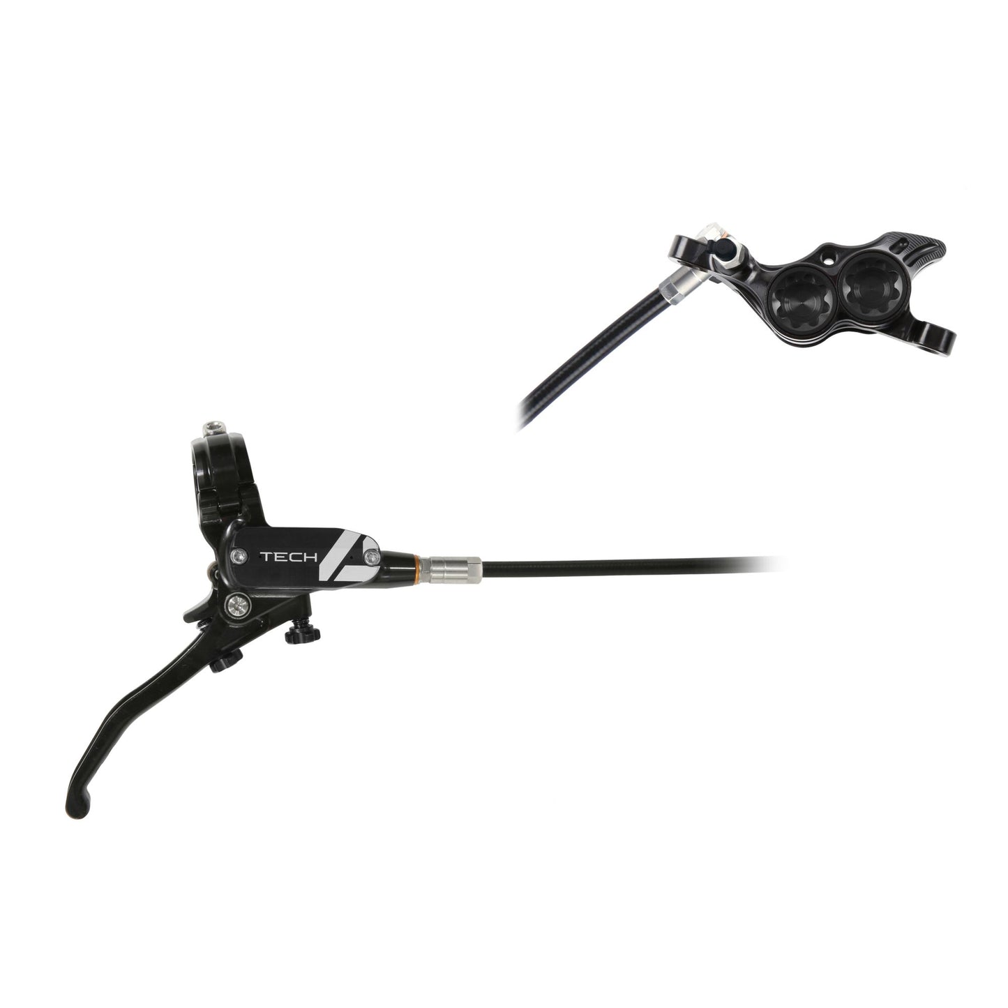 HOPE BRAKE TECH 4 E4 NO ROTOR BLACK/BLACK R/H