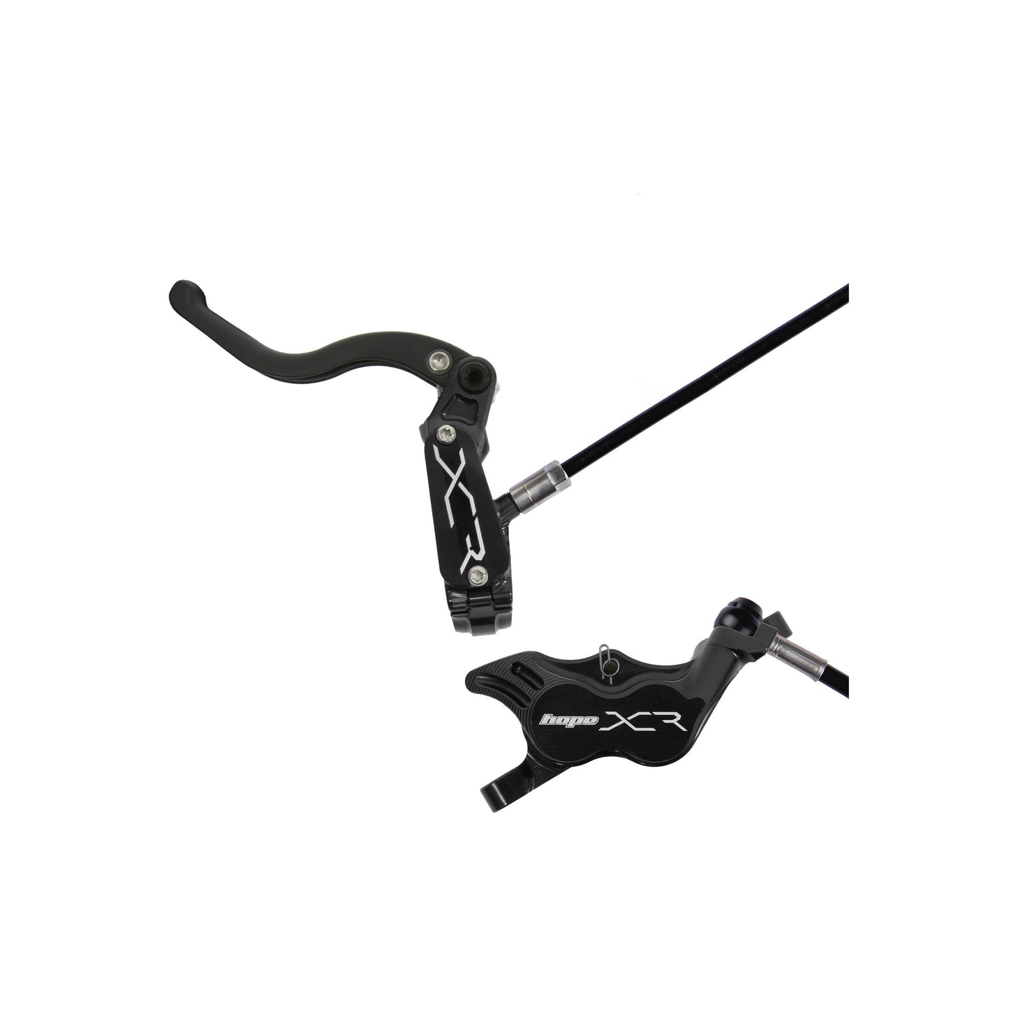 HOPE BRAKE XCR PRO E4 FRONT - NO ROTOR - BLACK - LH