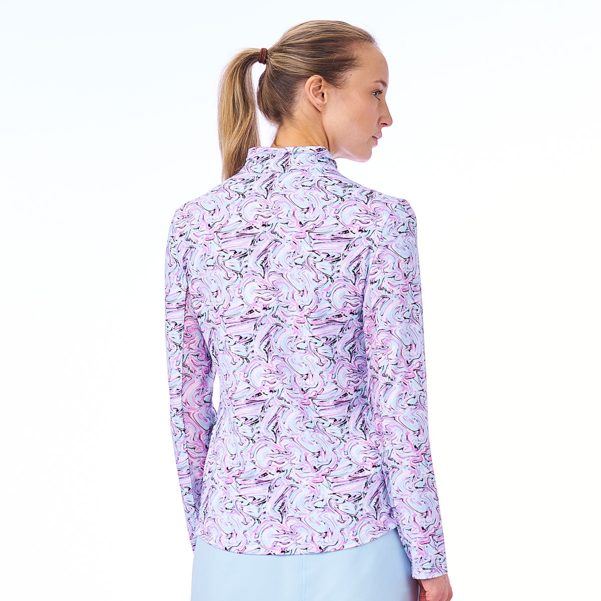 Leila Mock Ice Blue