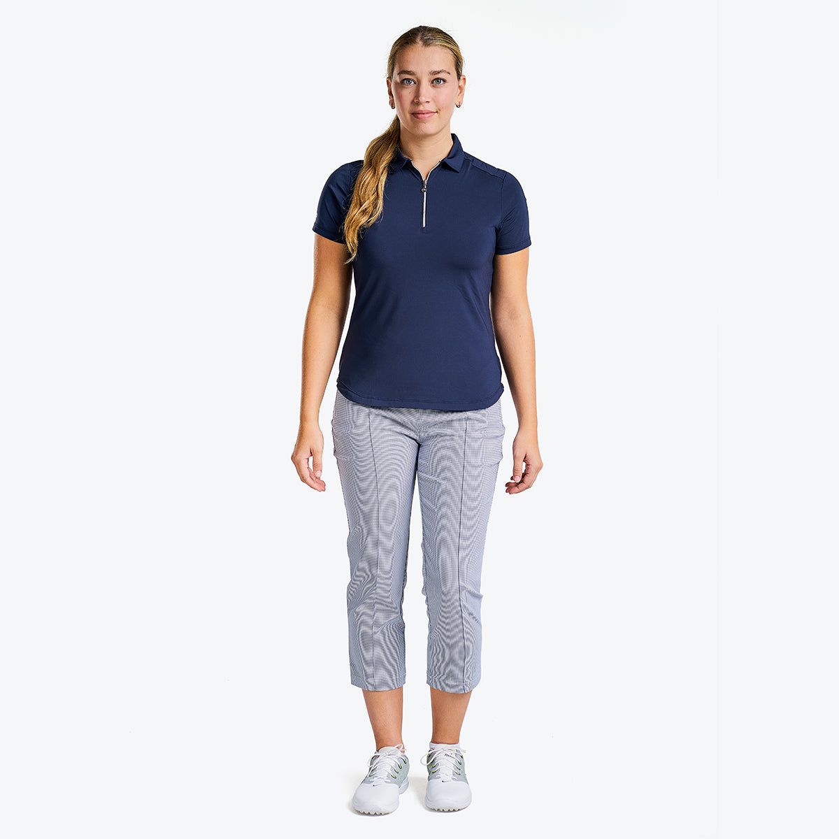 Naila Short Sleeve Polo Navy