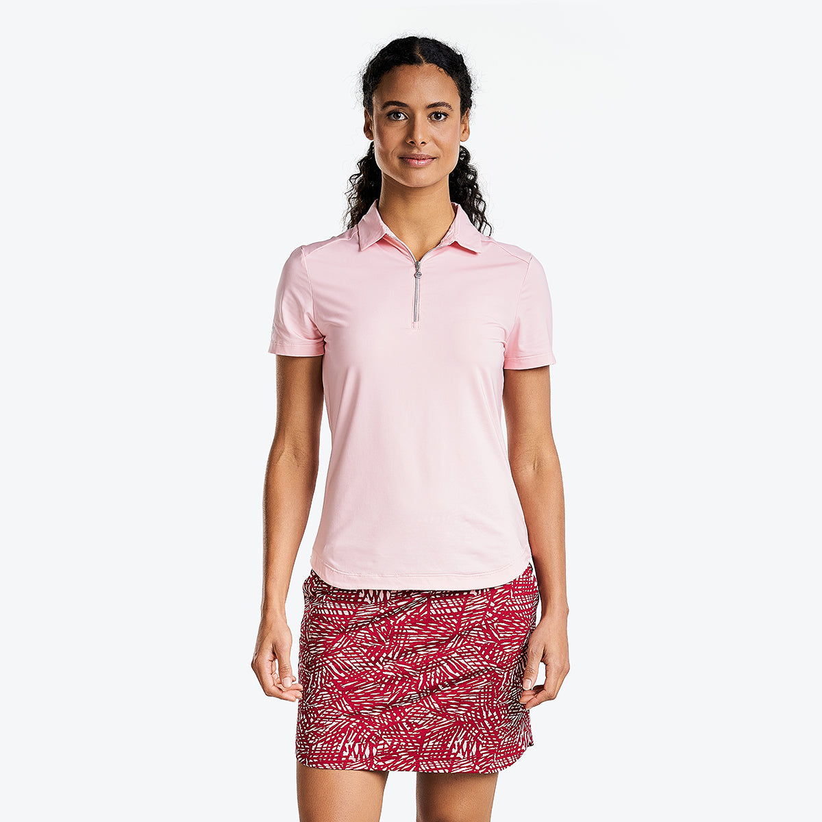 Naila Polo Short Sleeve French Rose