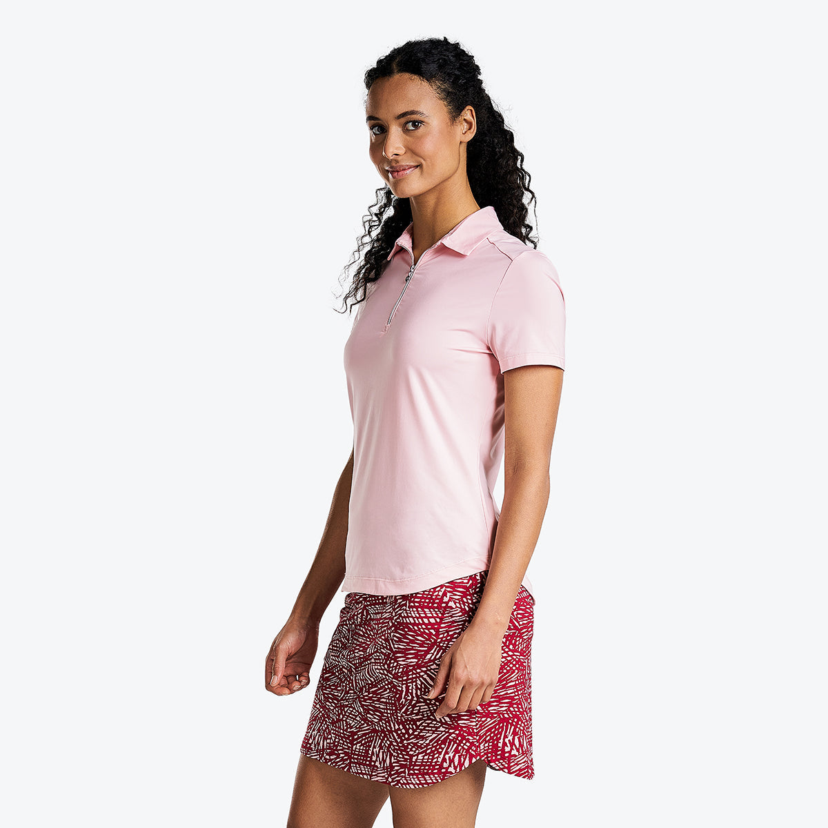 Naila Polo Short Sleeve French Rose