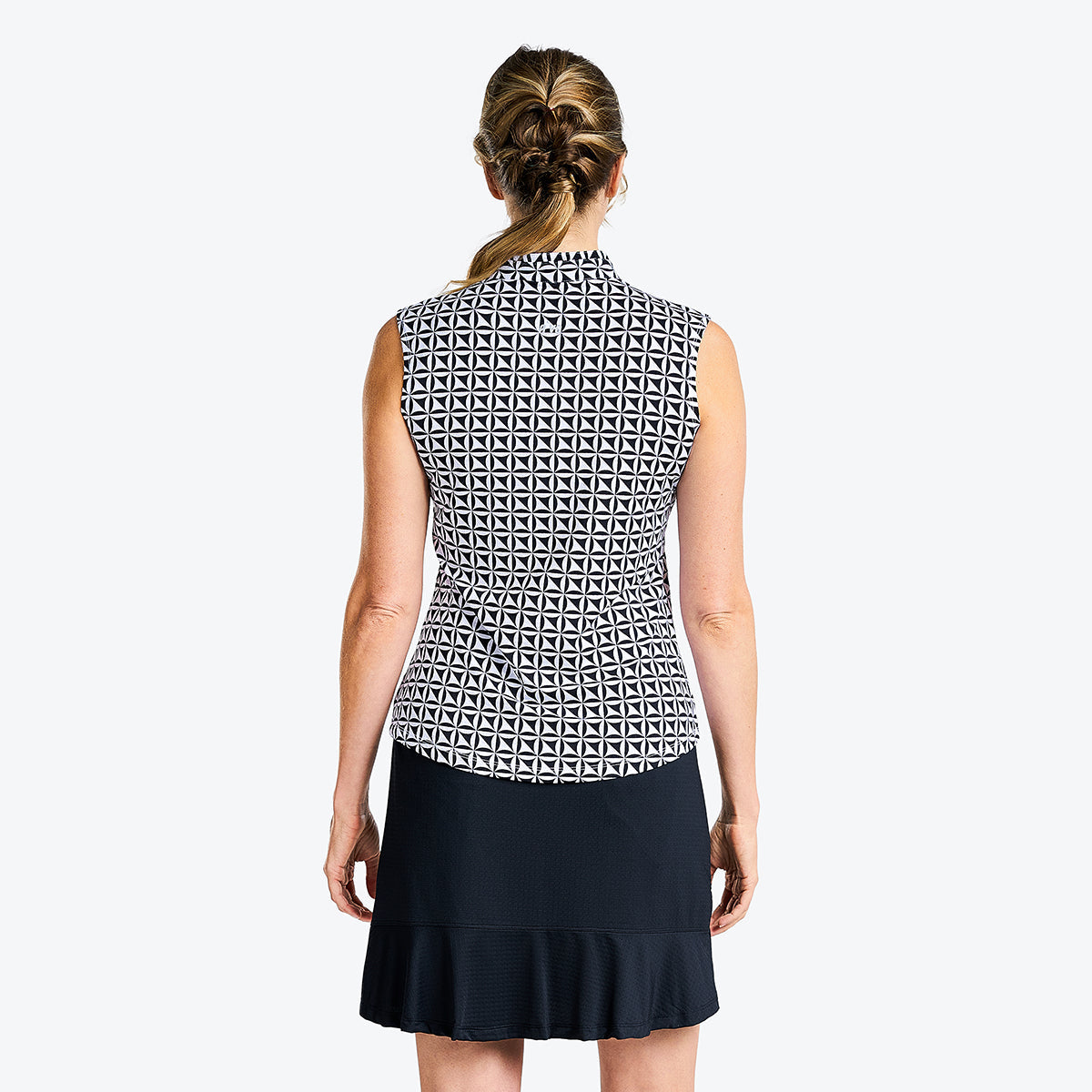Lydie Sleeveless Mock Black