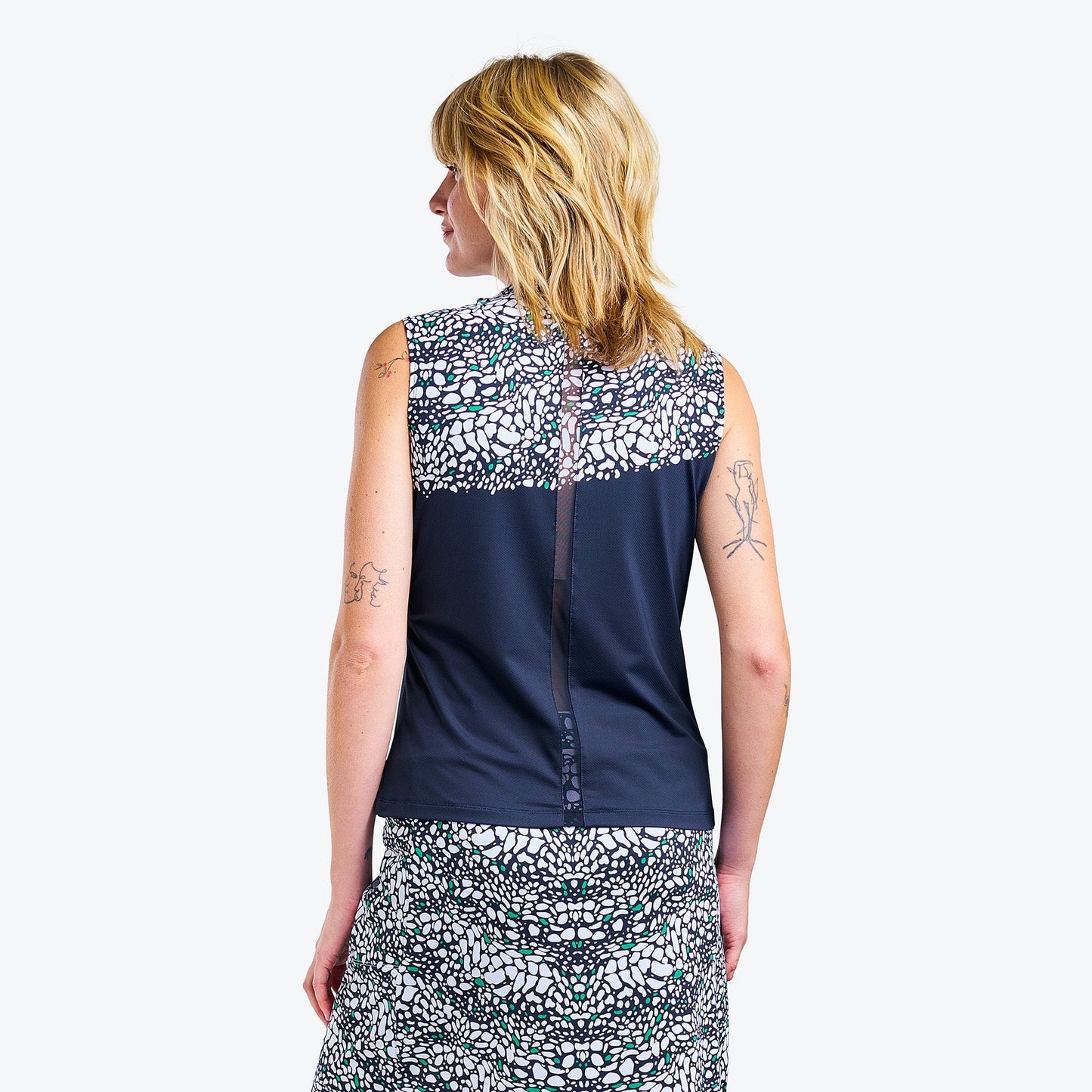 Linnea Mock Navy White