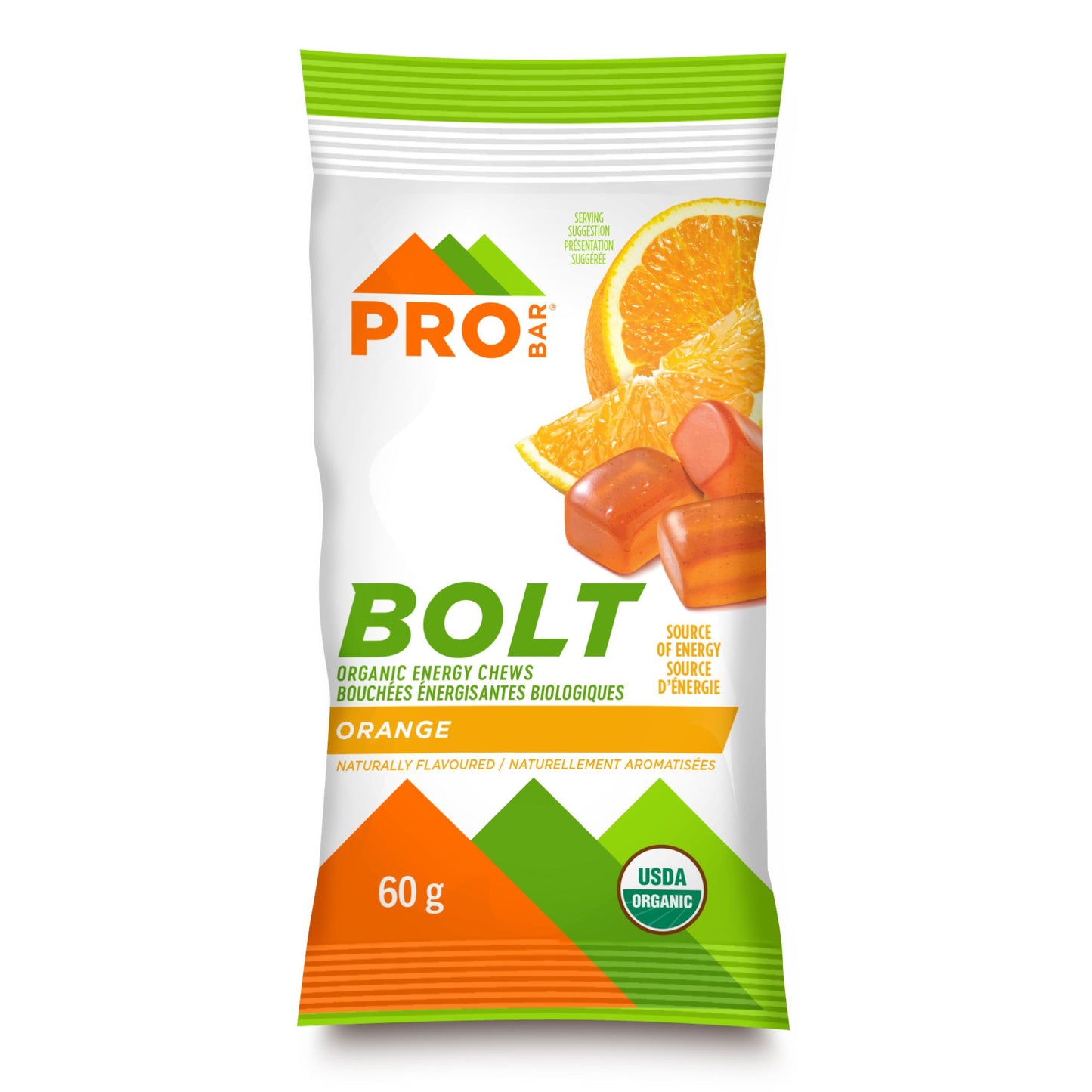 PRO BAR WHITE-ORANGE 12 x 60g