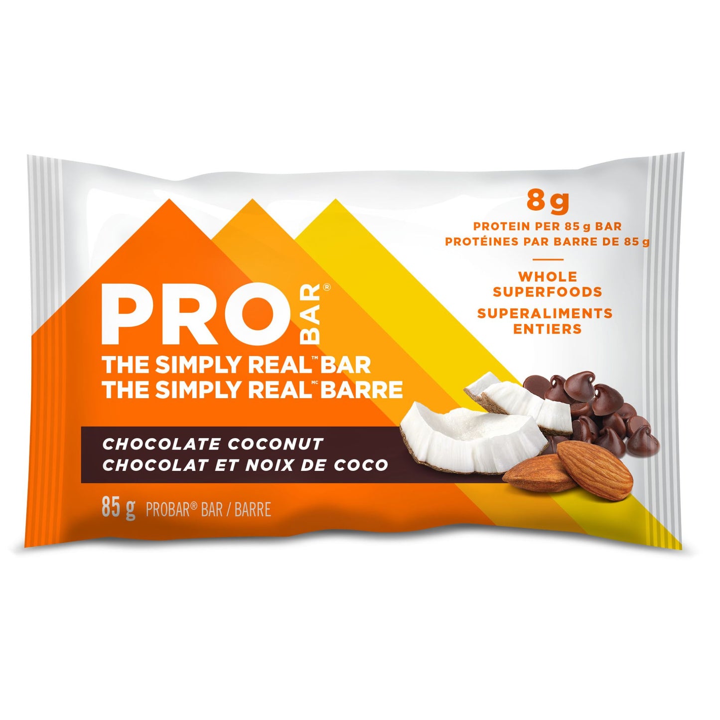 PRO BAR WHITE-ORANGE 12 x 85g