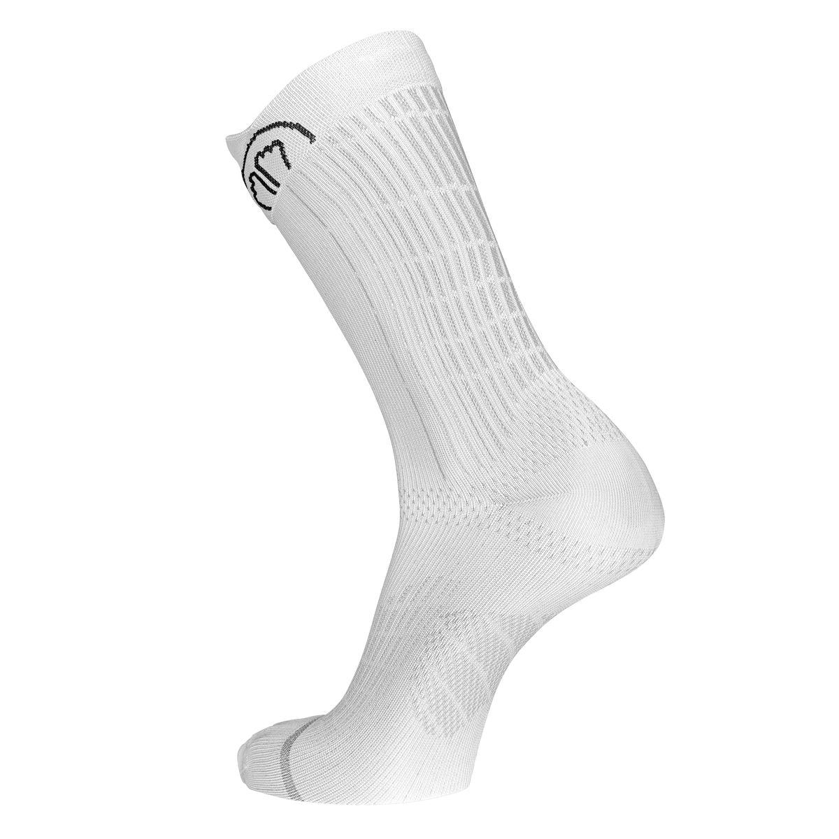 SIDAS Run Anatomic Crew Unisex Socks - White