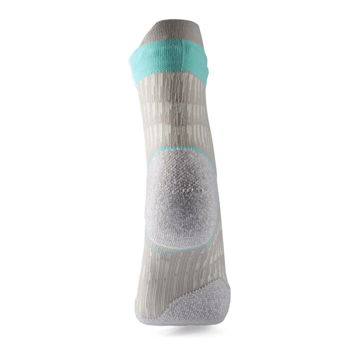 SIDAS Run Anatomic Comfort Women Running Socks - Light Grey & Turquoise