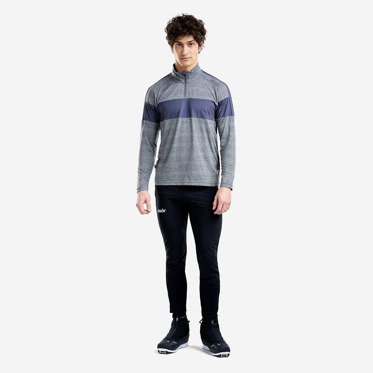 TISTA - COUCHE INTERMÉDIAIRE 1/2 ZIP POUR HOMMES