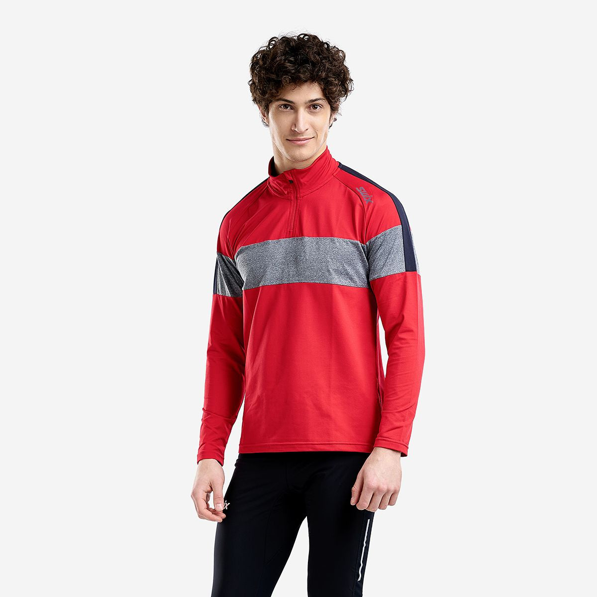 TISTA - COUCHE INTERMÉDIAIRE 1/2 ZIP POUR HOMMES