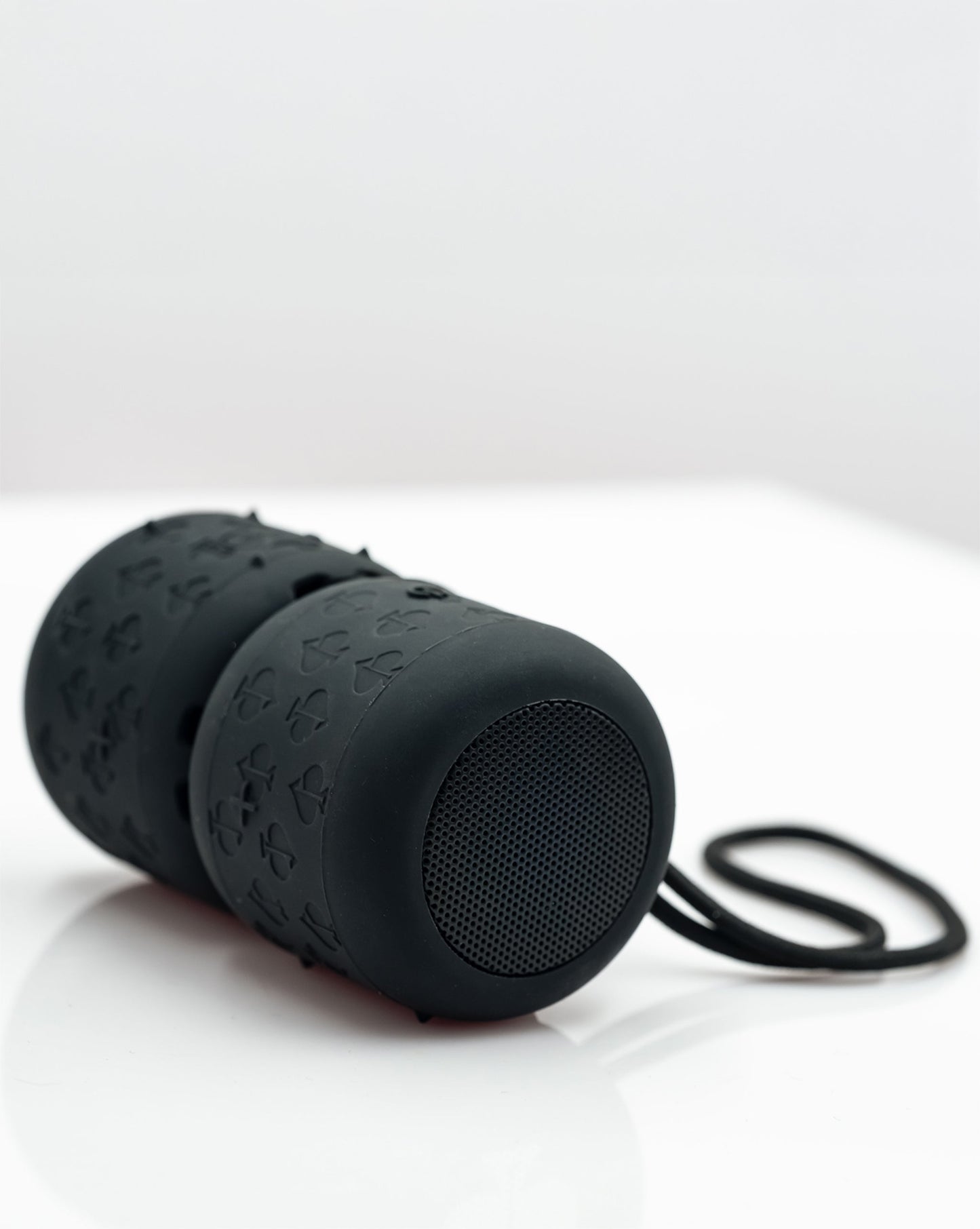 Stylish Spade Speaker in a modern living room setting, showcasing its elegant design and versatility.