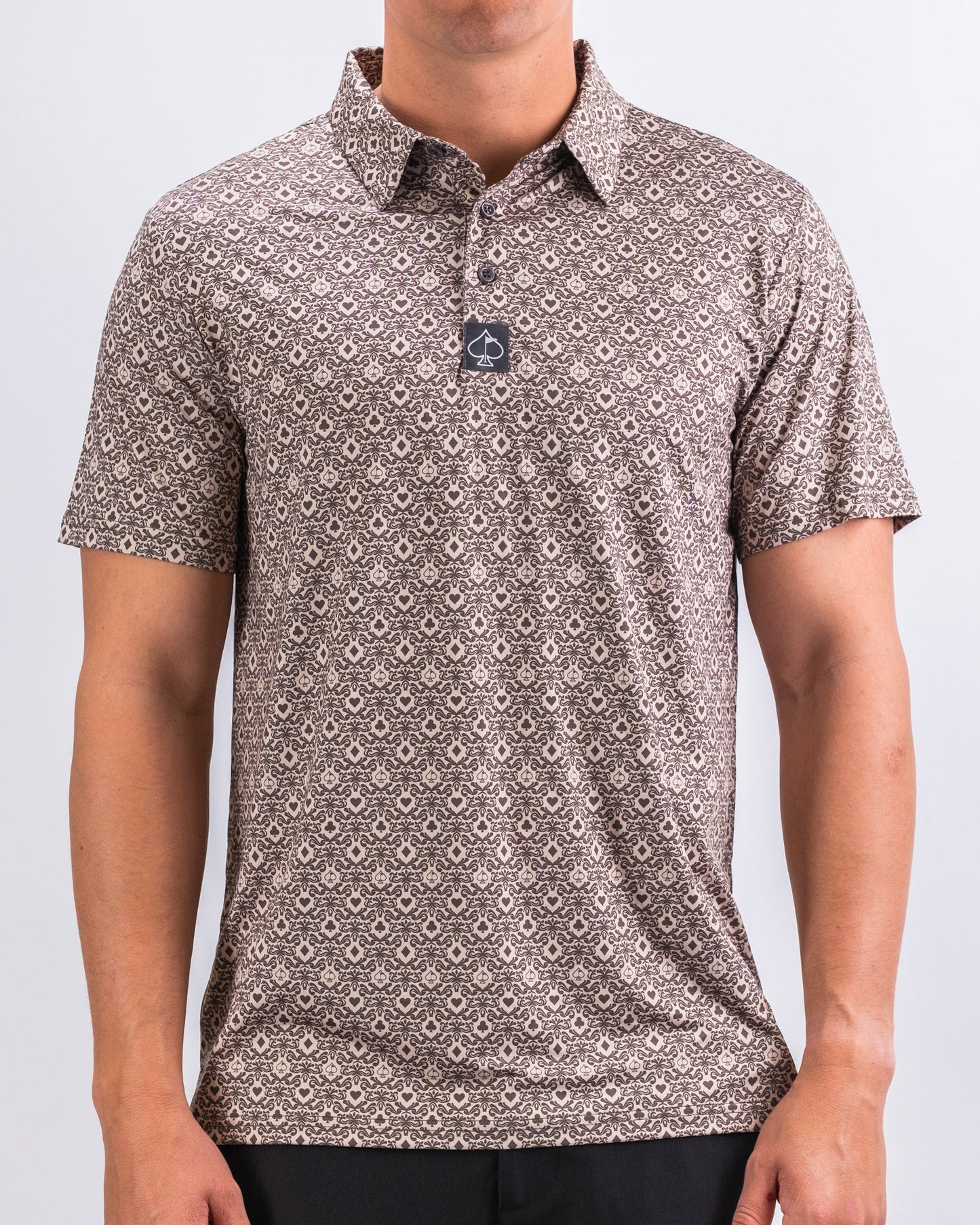 Big Blind Ash men's shirt featuring a light gray fabric with a casual design and stylish collar.