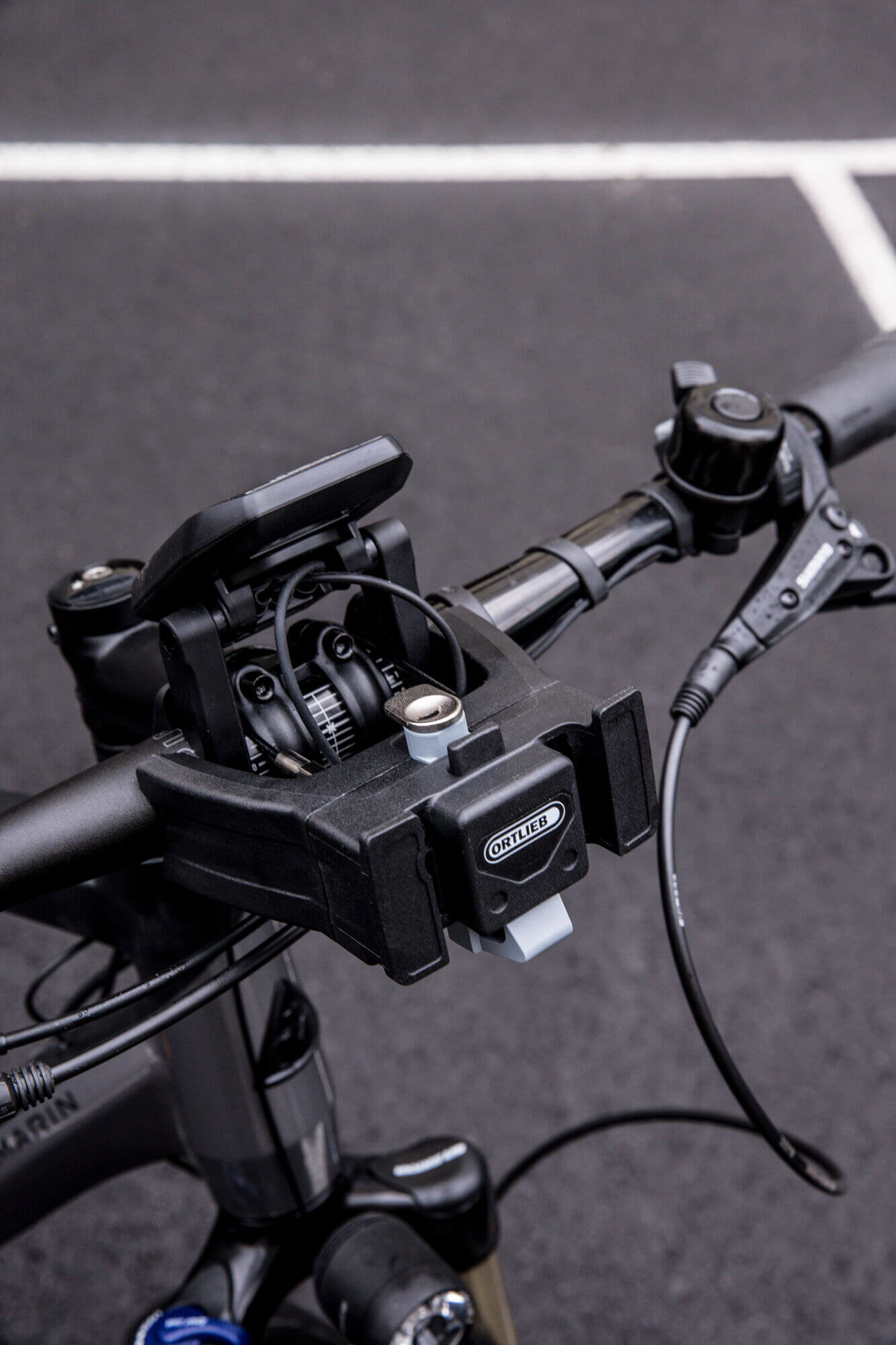 ORTLIEB Handlebar Mounting-Set, E-Bike, with Lock