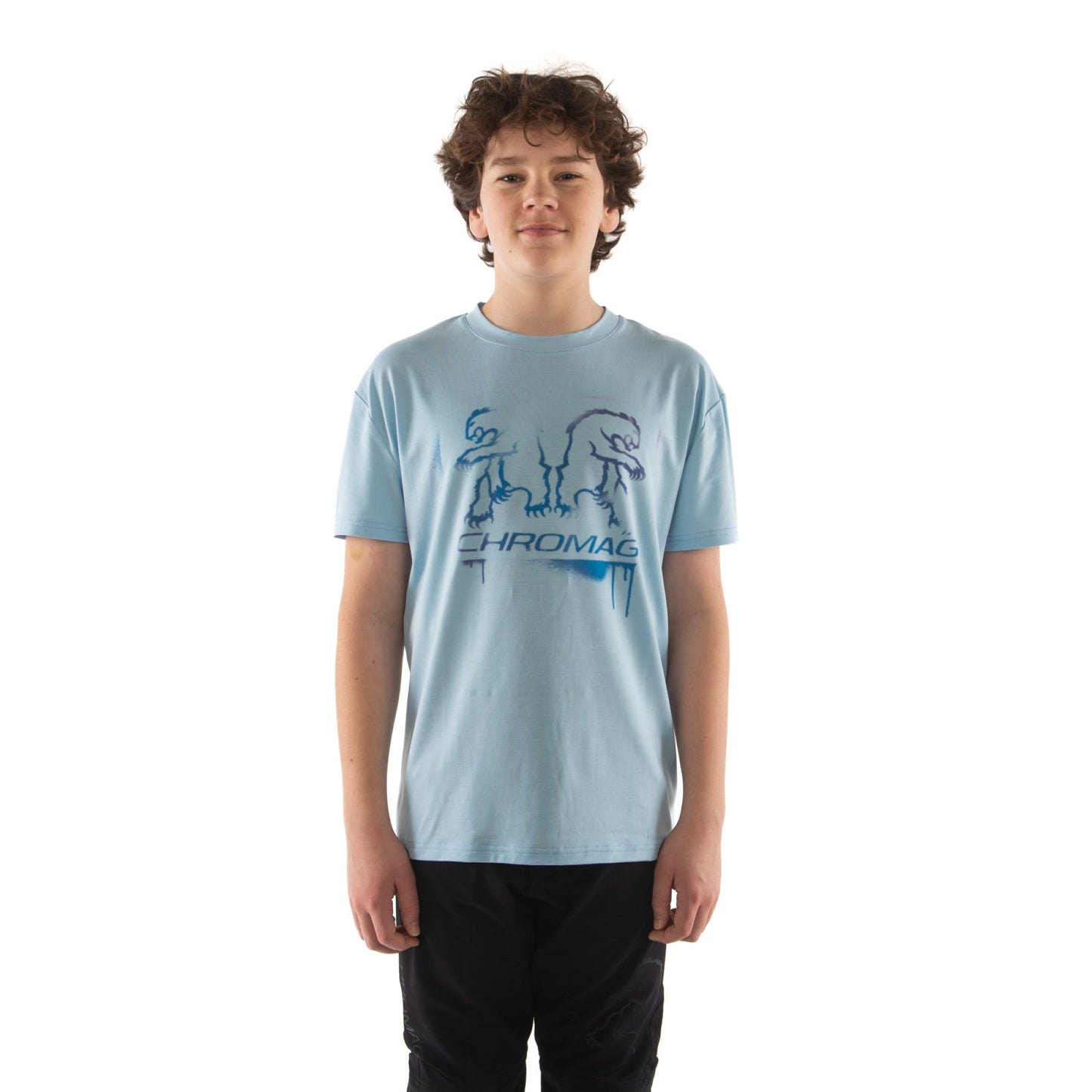 CHROMAG APPAREL PUNK TEE KID'S- STENCIL AIR/ GRADIENT