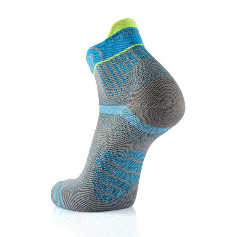 SIDAS Run Feel Running Socks - Grey & Turquoise