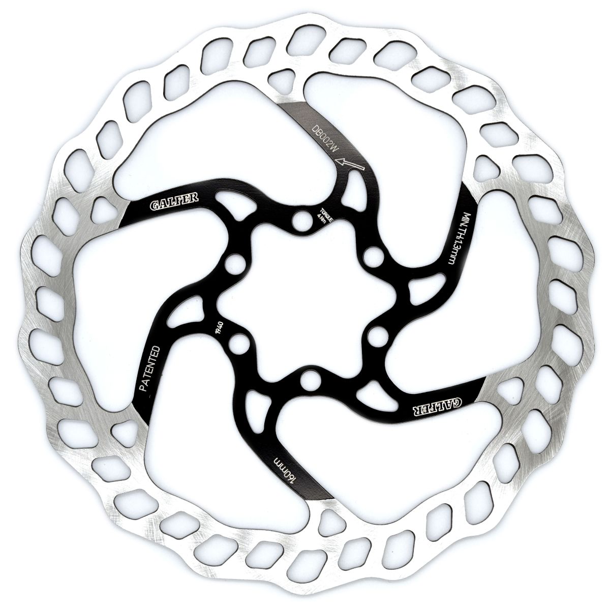 GALFER BRAKE ROTOR 160MM X 1.8MM MTB CENTERLOCK