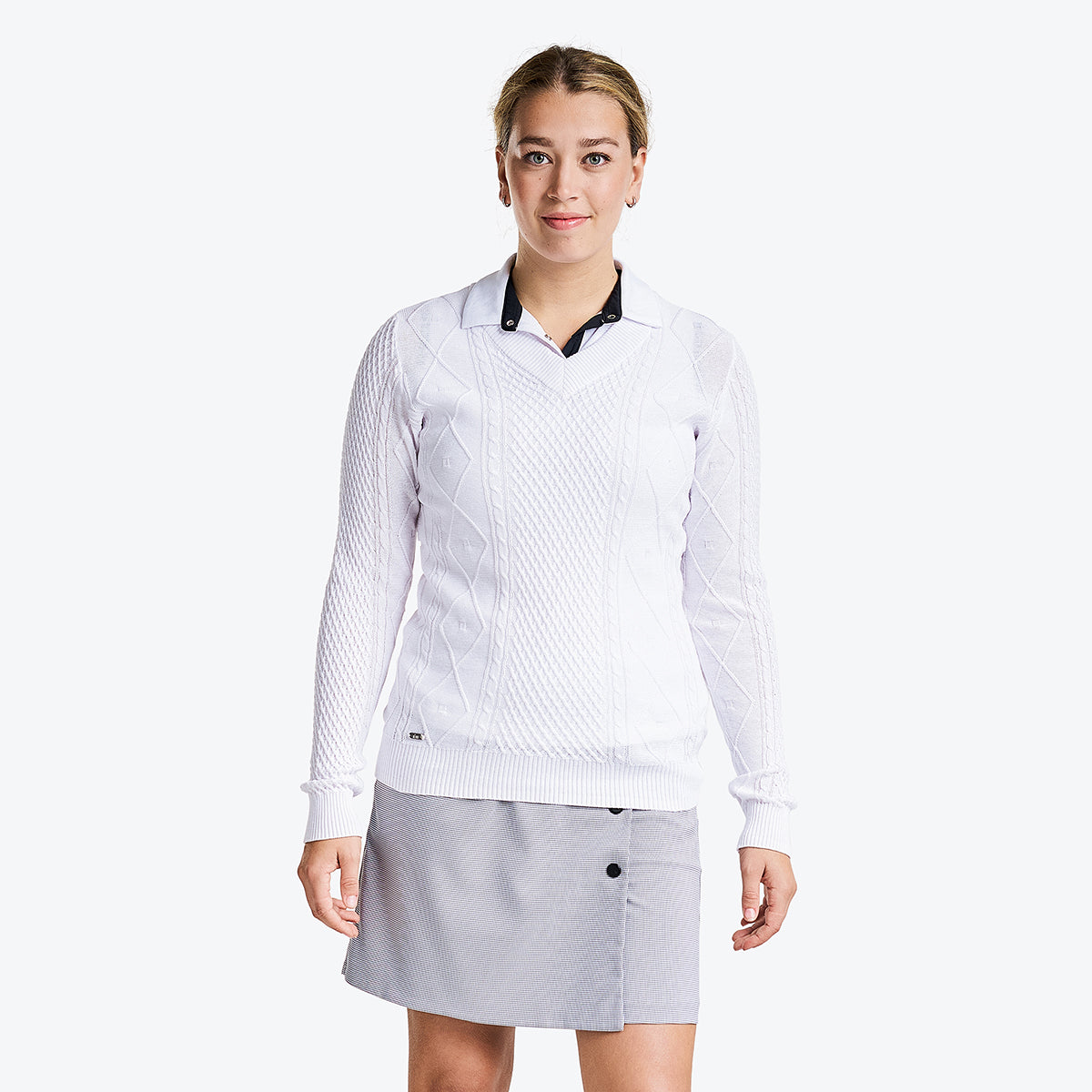 Bala Sweater in White