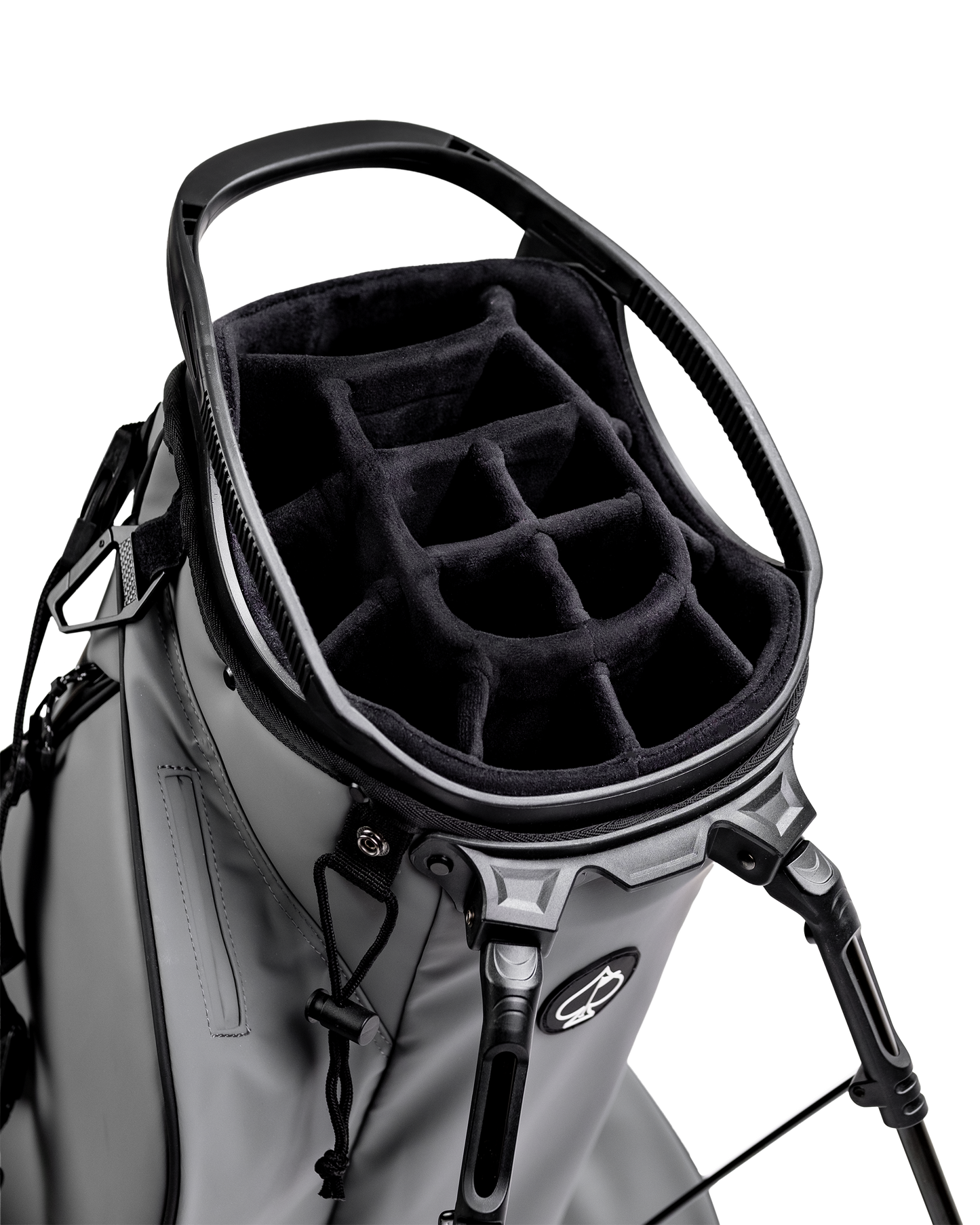 Player Preferred™ Golf Bag in Flat Ash color with 14 slots for clubs, featuring a sleek design and durable fabric.
