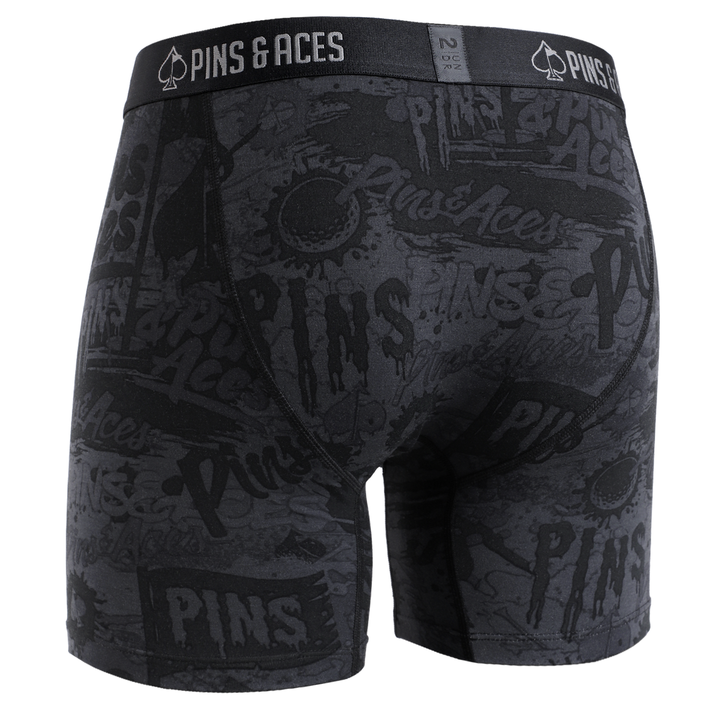 2UNDR x P&A Swing Shift 6" Box Briefs - Graffiti Splatter