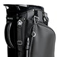 Sleek black Player Preferred Golf Bag featuring durable materials and multiple pockets for golfers seeking style and functionality.