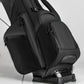 Sleek Player Preferred Golf Bag in Obsidian with multiple zippered pockets and a sturdy base for stability on the course.