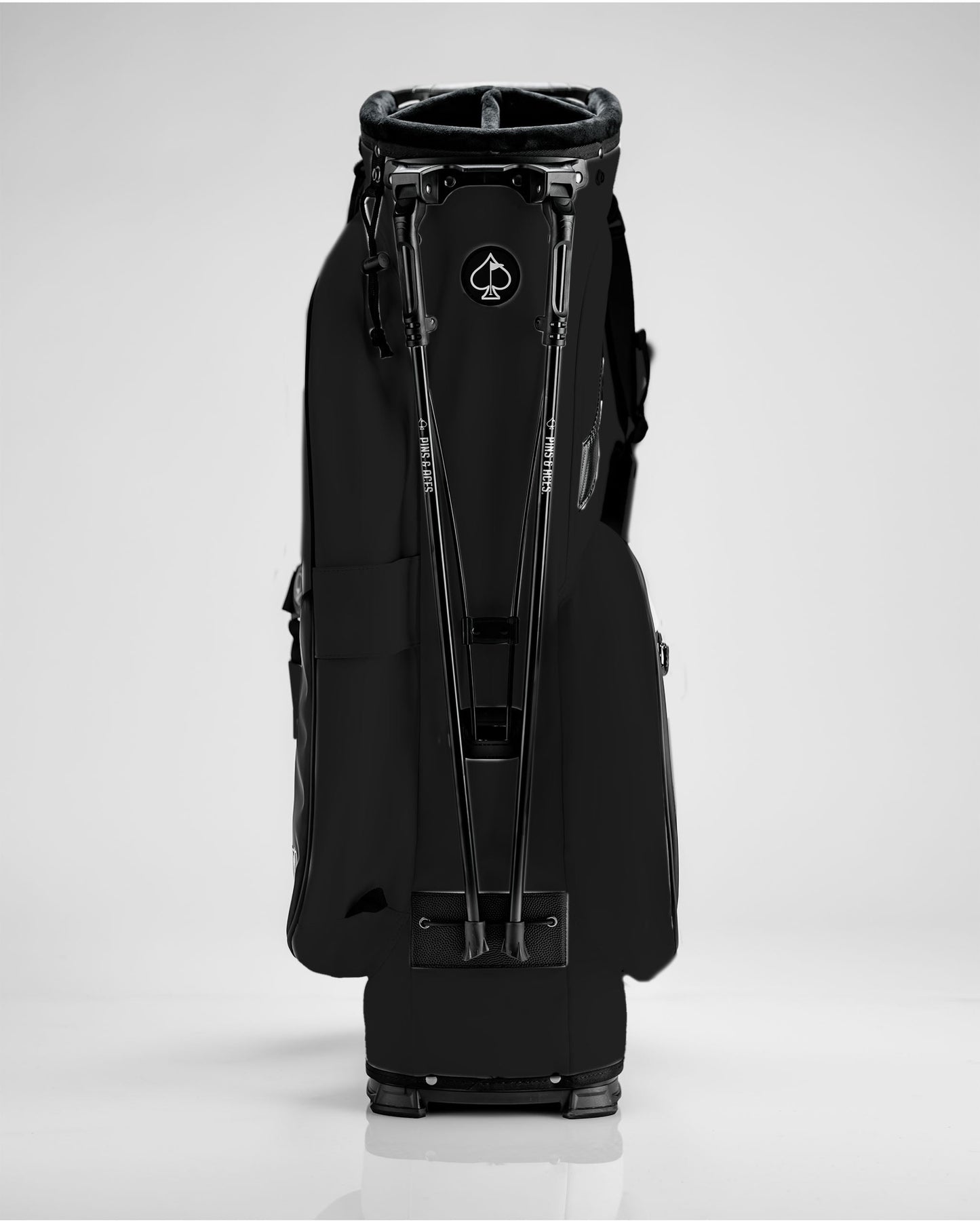 Sleek black Player Preferred™ Golf Bag featuring multiple pockets and a stylish design for golfers seeking functionality and style.