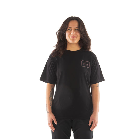 CHROMAG APPAREL EM TECH TEE WOMEN'S- LAYOUT BLACK