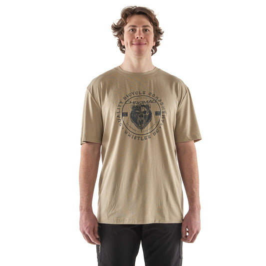 CHROMAG APPAREL RITUAL TECH TEE MEN'S- LOCKUP SAND