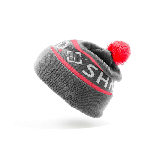 WOODSIDE BEANIE GREY/RUST
