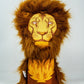 Lion driver cover featuring a realistic lion head design, made of plush material for golf clubs.