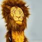 Lion Driver Cover - Plush golf club headcover featuring a realistic lion design with detailed stitching and vibrant colors.