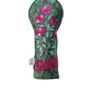 Hibiscus Bloom fairway cover featuring vibrant floral design on a navy background.