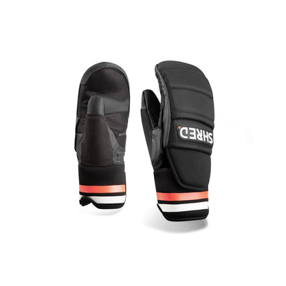 SKI RACE PROTECTIVE MITTENS MINI BLACK/RUST
