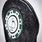 Blackjack driver cover featuring a sleek black design with a bold logo, ideal for protecting golf club drivers.