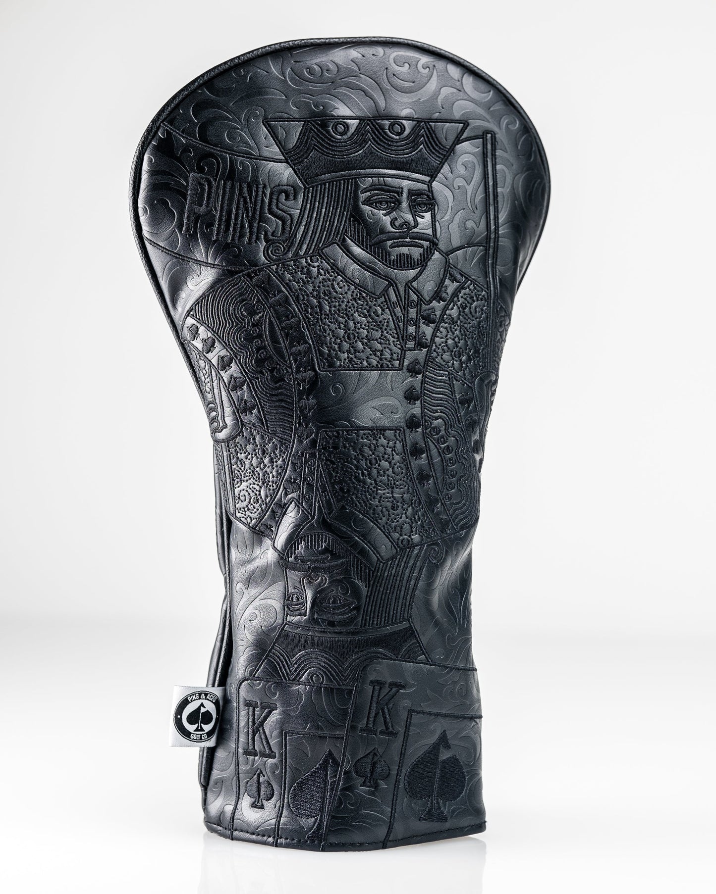 Blackout King of Spades driver cover, featuring a sleek black design with a spade symbol.