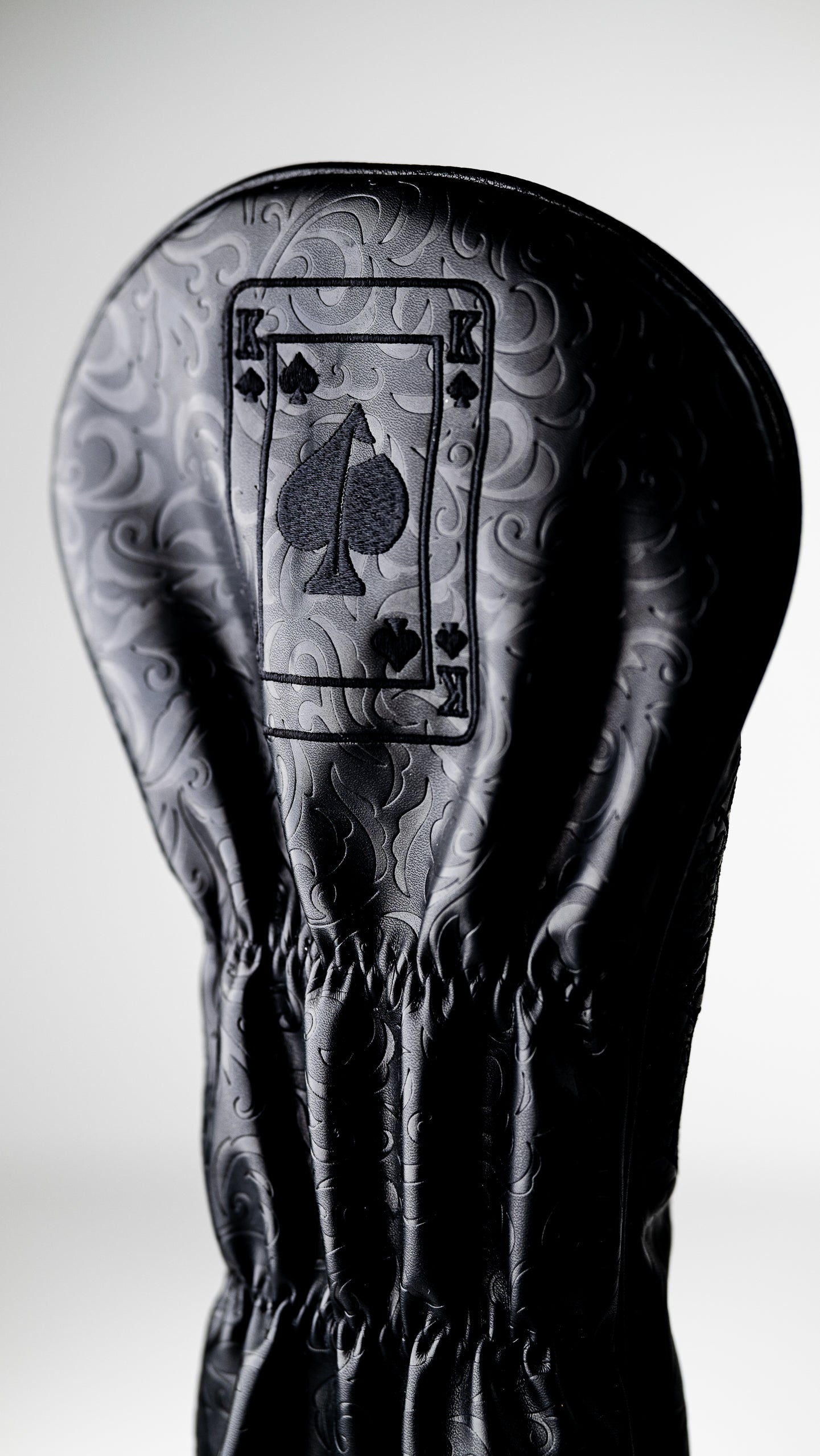Blackout King of Spades driver cover with a sleek black design and spade graphic.