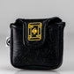 Black and gold Ace of Spades mallet putter cover with a sleek design, featuring intricate detailing and a secure fit for golf clubs.