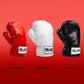 Red boxing glove driver cover for golf clubs, featuring a sleek design and gradient finish.